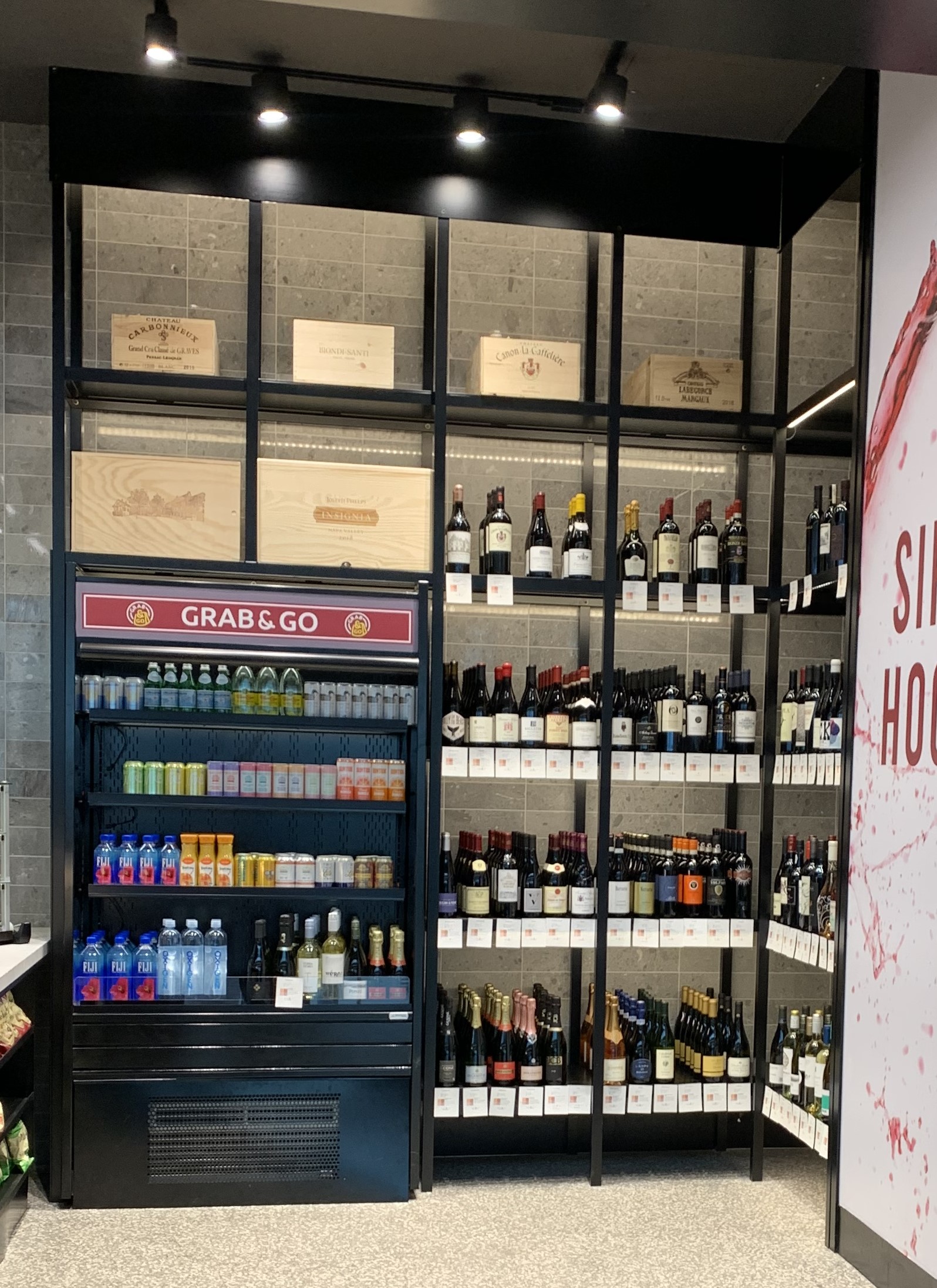 Deluxe Built Vino Volo aluminum shelving