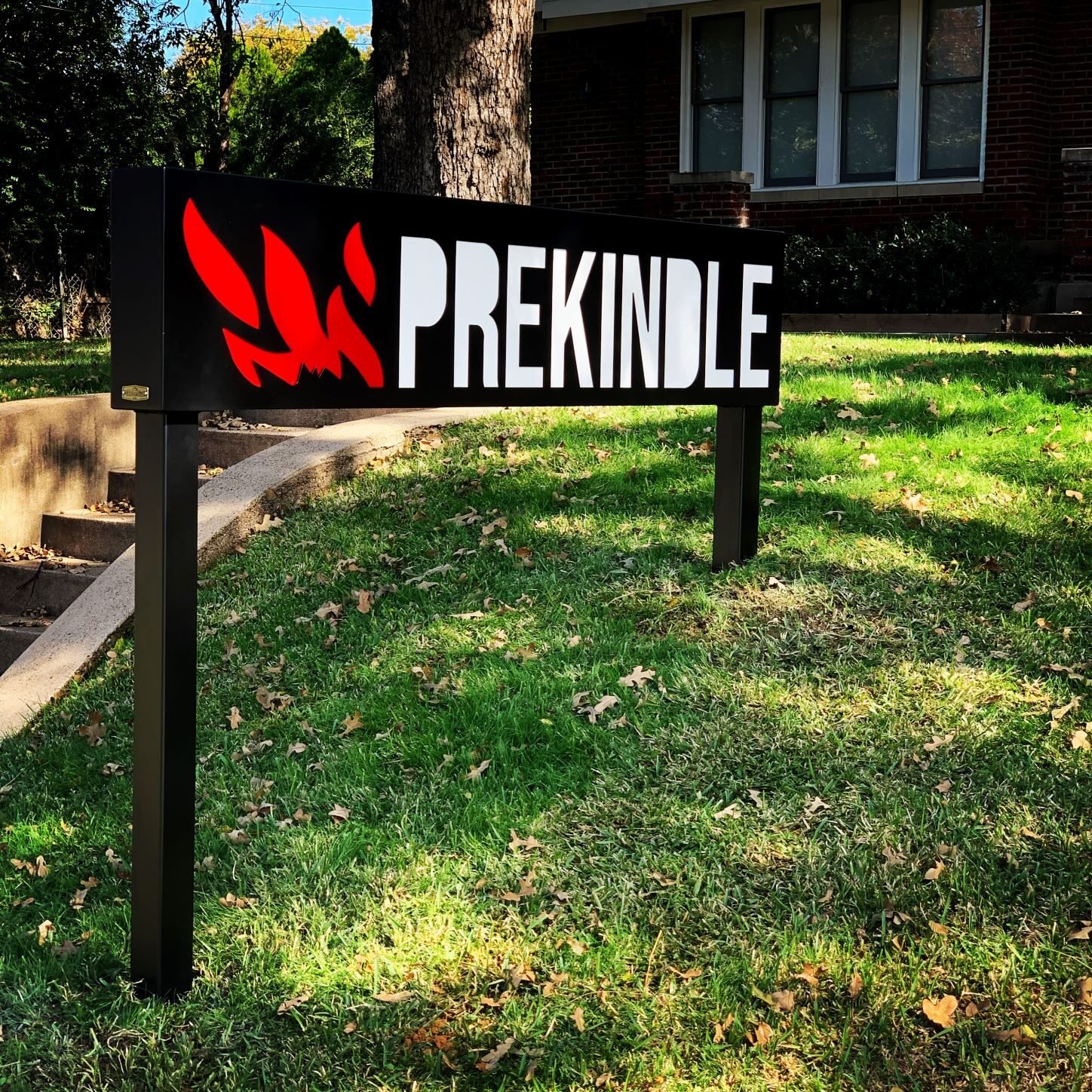 Deluxe Built Prekindle metal sign